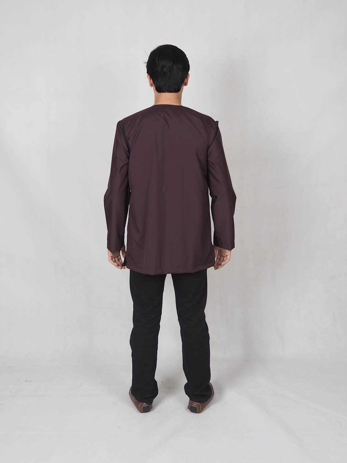 SW4877 Fashion Men Kurta Brown