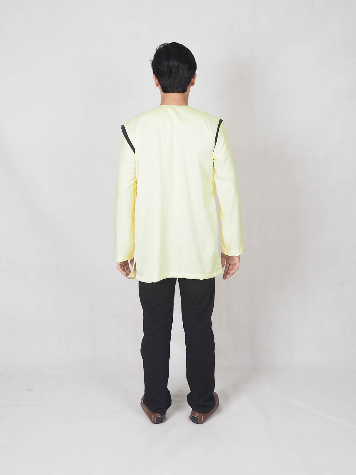 SW4877 Fashion Men Kurta Yellow