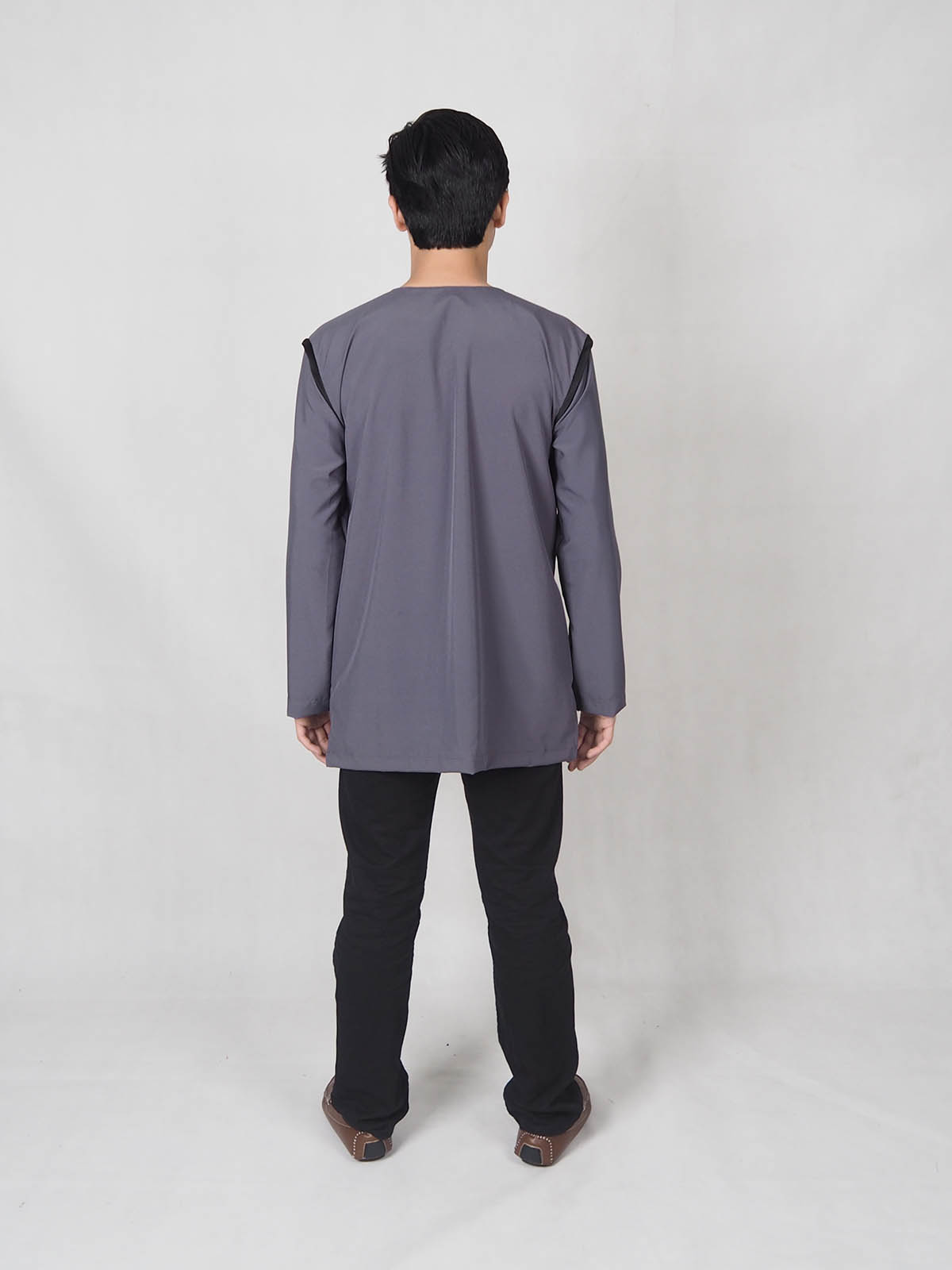SW4878 Trendy Men Kurta Grey