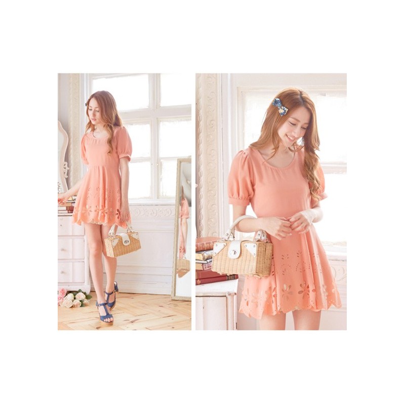 WD21146 Lovely Dress Orange