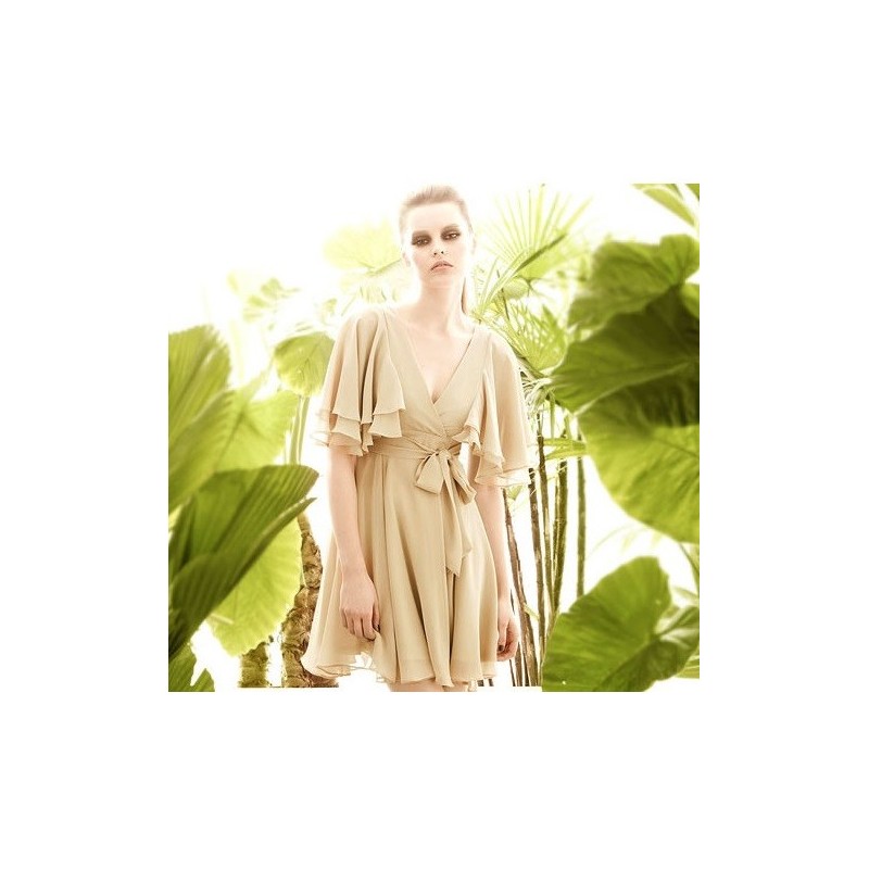 WD21148 Lovely Dress Almond