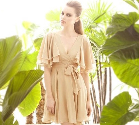 WD21148 Lovely Dress Almond