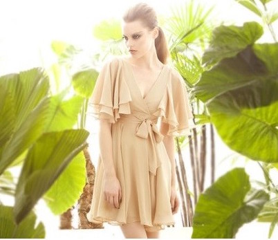 WD21148 Lovely Dress Almond
