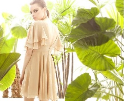 WD21148 Lovely Dress Almond