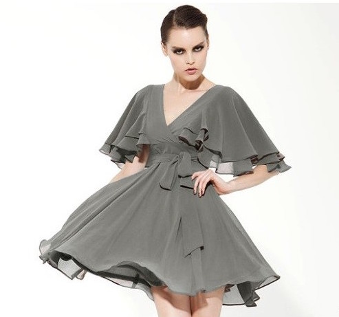 WD21148 Lovely Dress Grey
