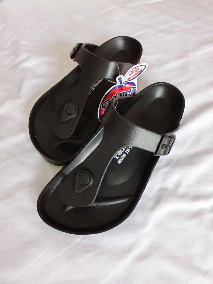 RA002T Thailand Red Apple T-Strap Shoes(BLACK COLOUR)