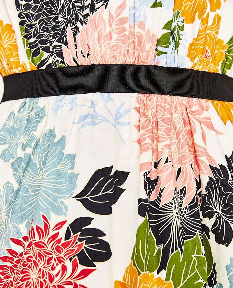 BM70357 Pretty Floral Dress As Picture