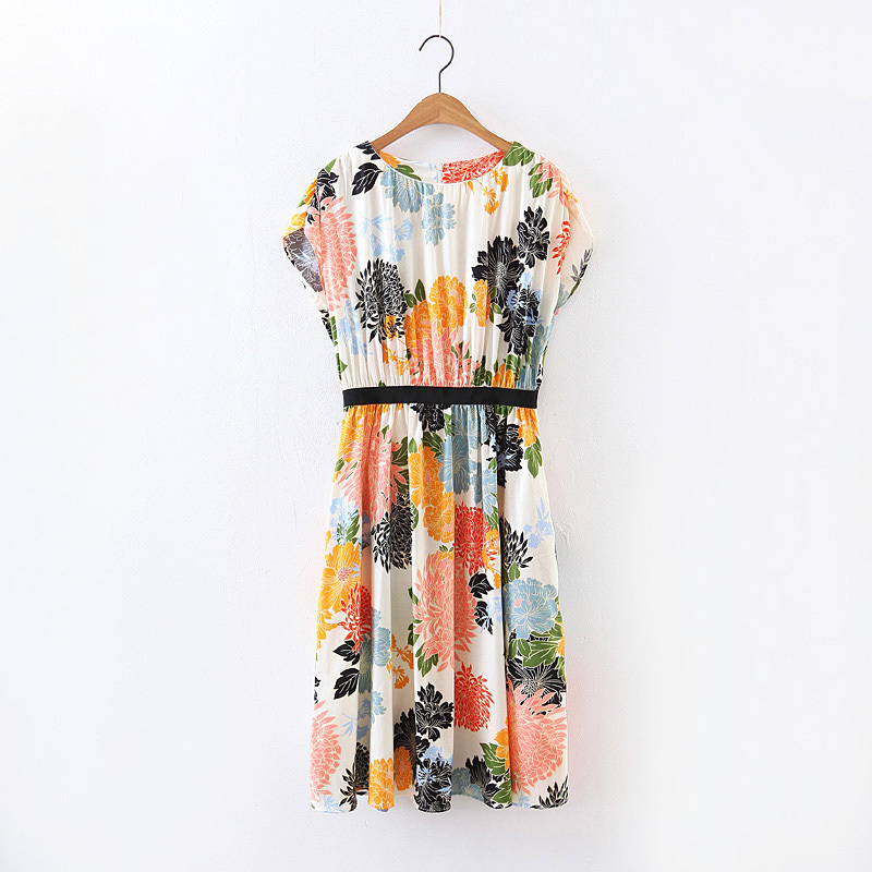 BM70357 Pretty Floral Dress As Picture