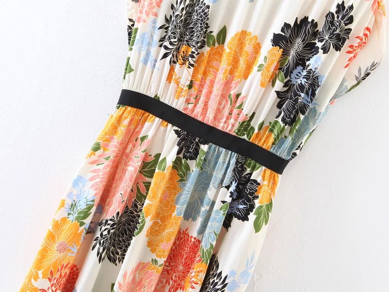 BM70357 Pretty Floral Dress As Picture