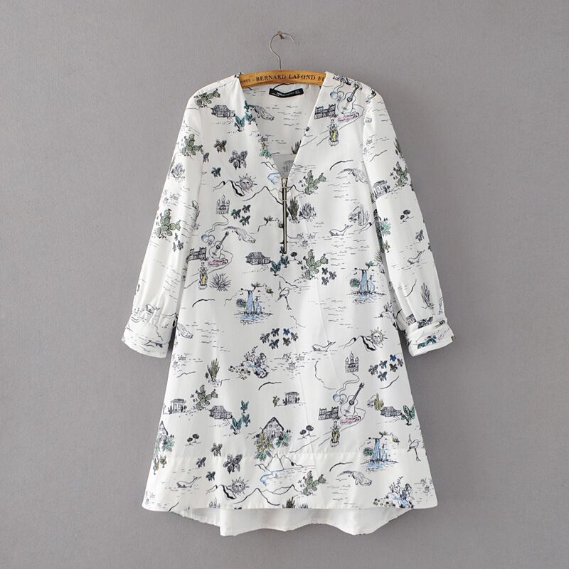 BM70361 Trendy Dress White