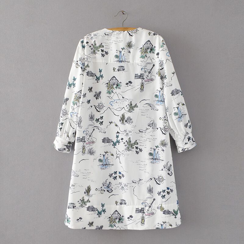 BM70361 Trendy Dress White