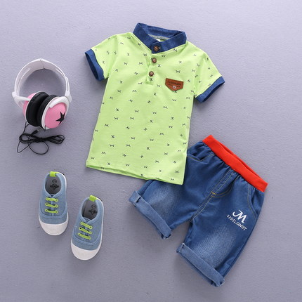 SWK91009 Fashion Kid Top and Pant Set Green