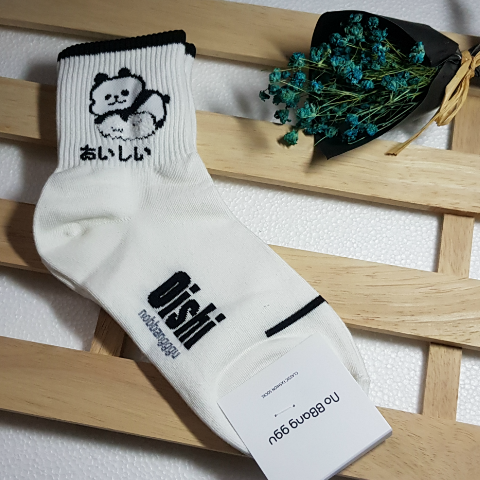 SJNJ034BA - Crew Socks (Panda)