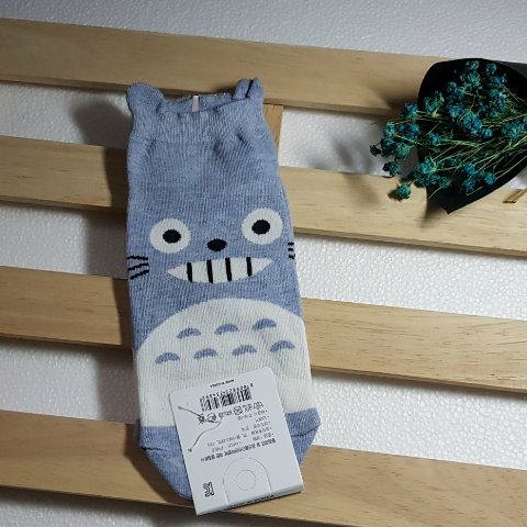 SJNJ069BB - Ankle Socks (Totoro Blue)