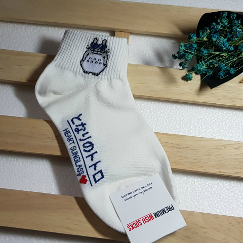 SJNJ073BA - Ankle Socks (Totoro)