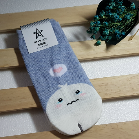 SJNMS11A - Ankle Socks (Mochi Blue)