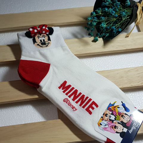 SLSD003B - Ankle Socks (Minnie)