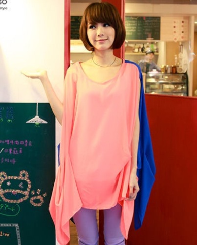 BM70376 Lovely Loose Top Pink