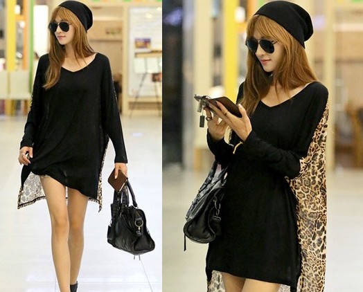 BM70379 Charming Loose Top Black