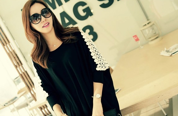 BM70838 Stylish Blouse Black