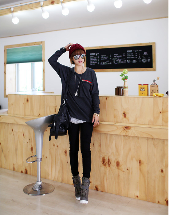 BM70840 Casual Blouse Black