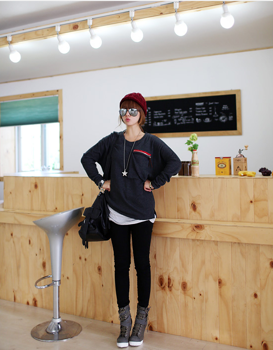 BM70840 Casual Blouse Black