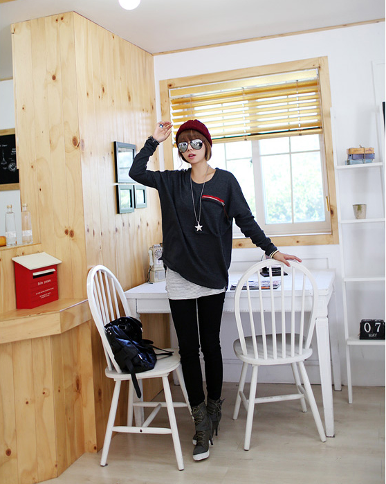 BM70840 Casual Blouse Black