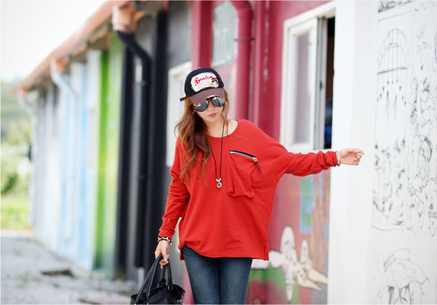 BM70840 Casual Blouse Orange