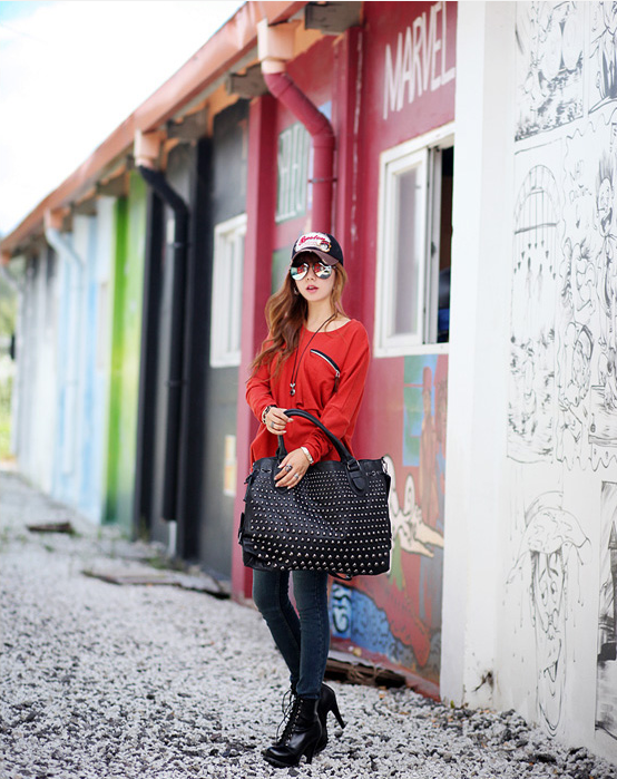 BM70840 Casual Blouse Orange