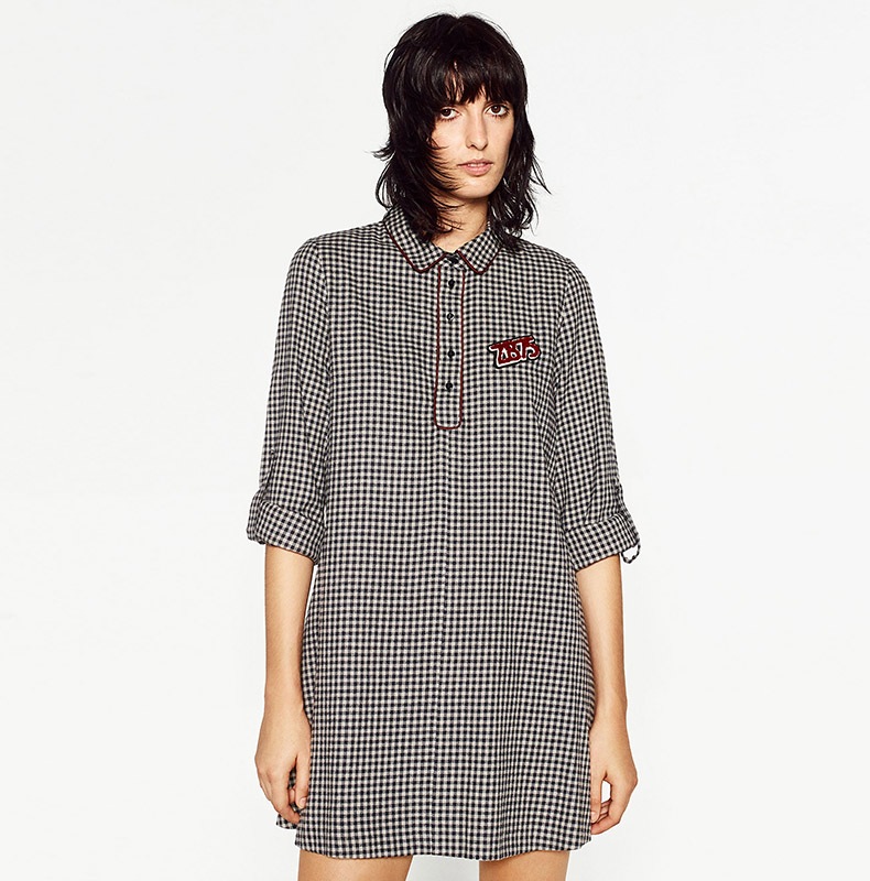 BM70846 Fashion Dress Checker
