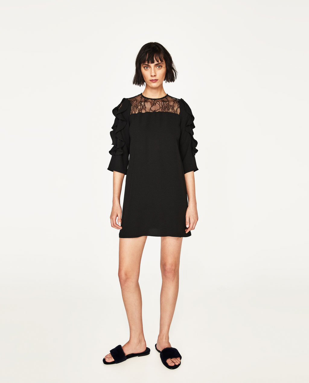 BM70853 Trendy Dress Black