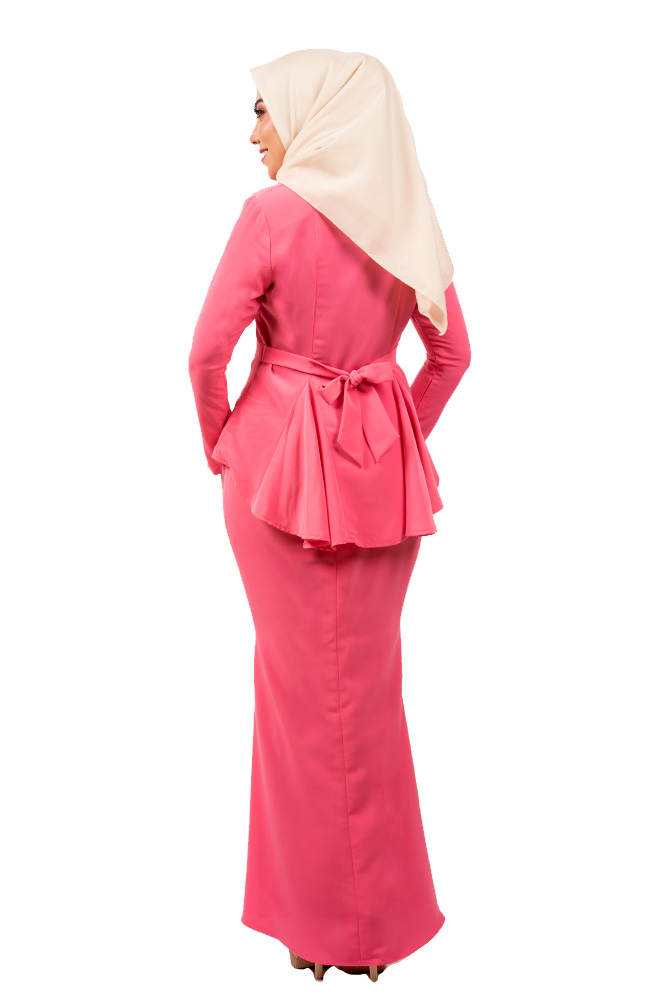 JW5025 Kebaya Set Peach Pink