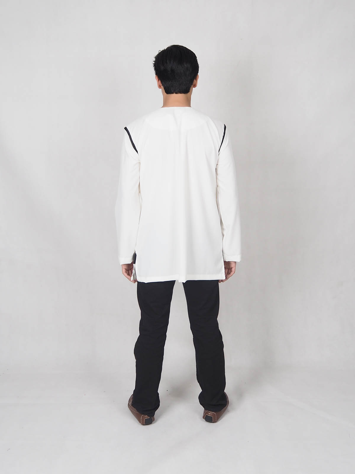 SW4885 Men Kurta (Plus Size) White