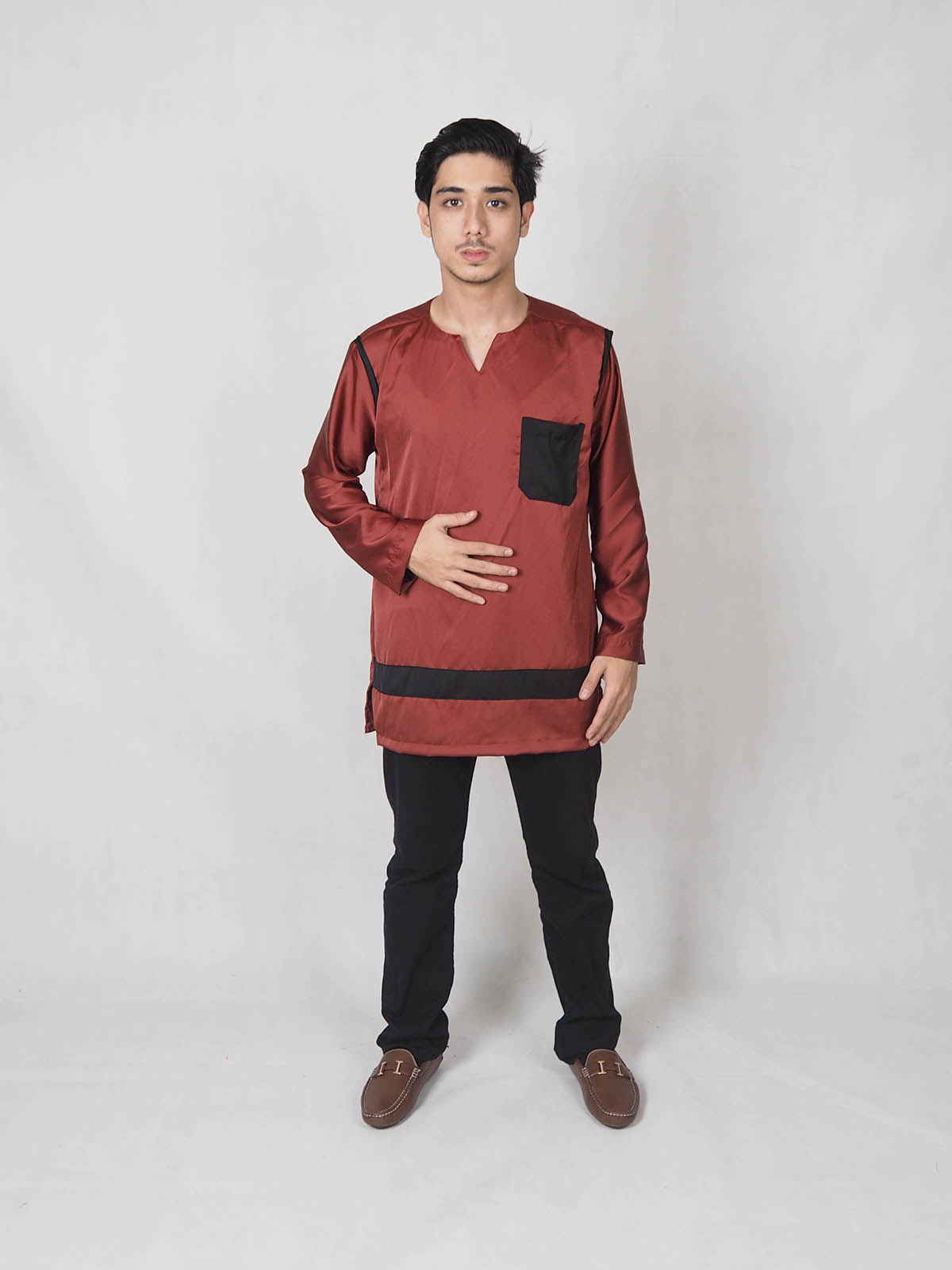 SW4886 Men Kurta (Plus Size) As Pic