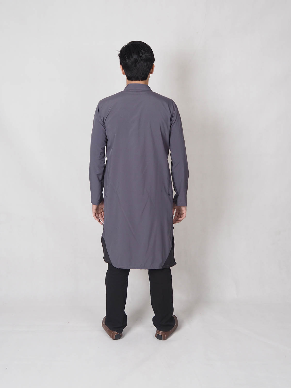 SW4888 Men Kurta (Plus Size) Grey