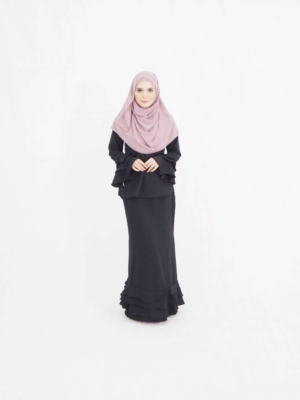 SW4896 Fashion Baju Kurung Black