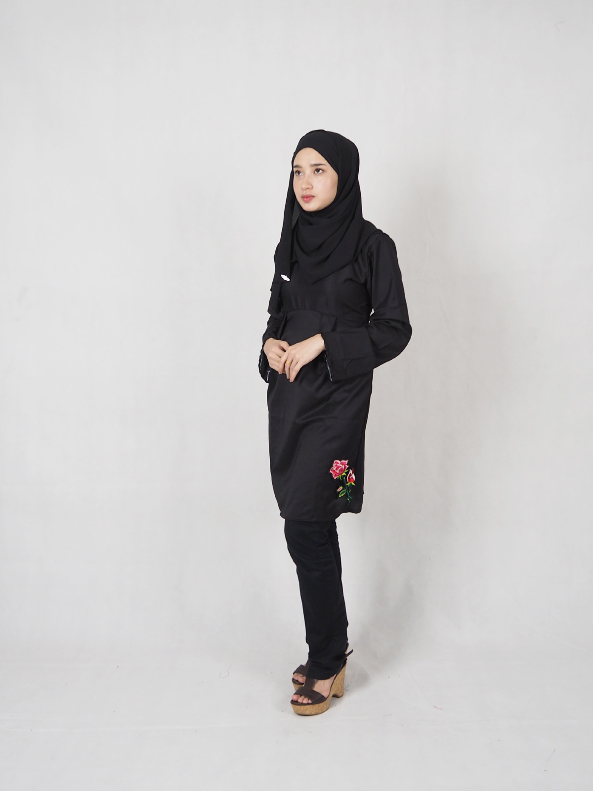 SW4897 Fashion Blouse Black
