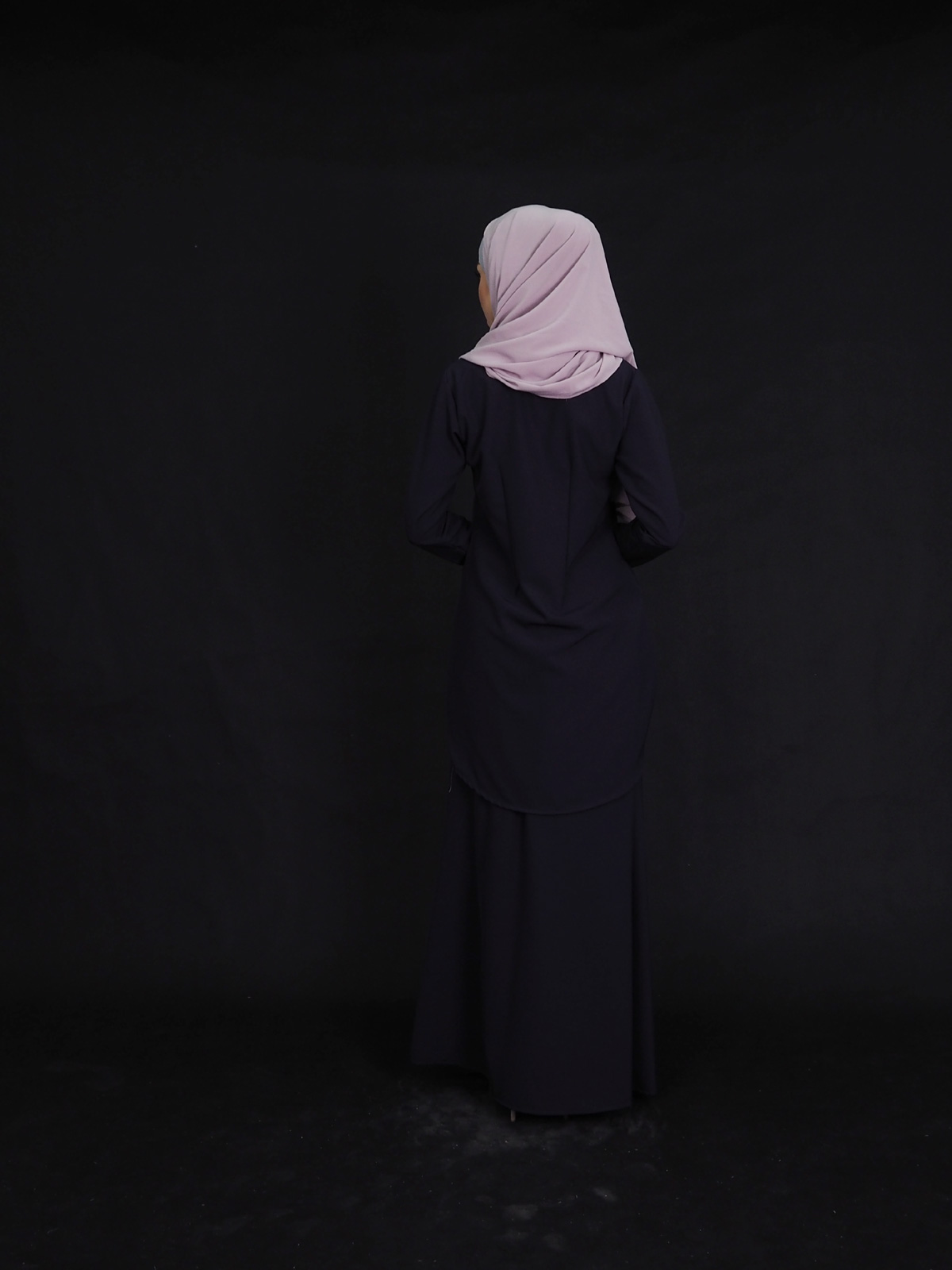 SW4903 Baju Kurung (Plus Size) Navy