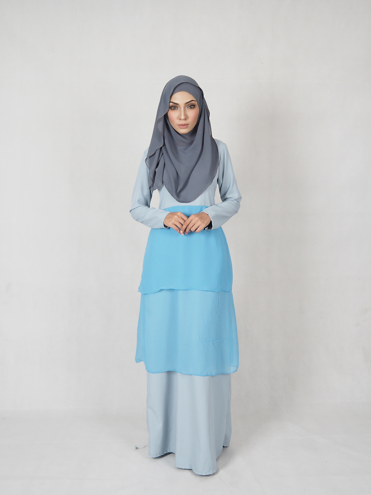 SW4906 Lovely Jubah Light Blue