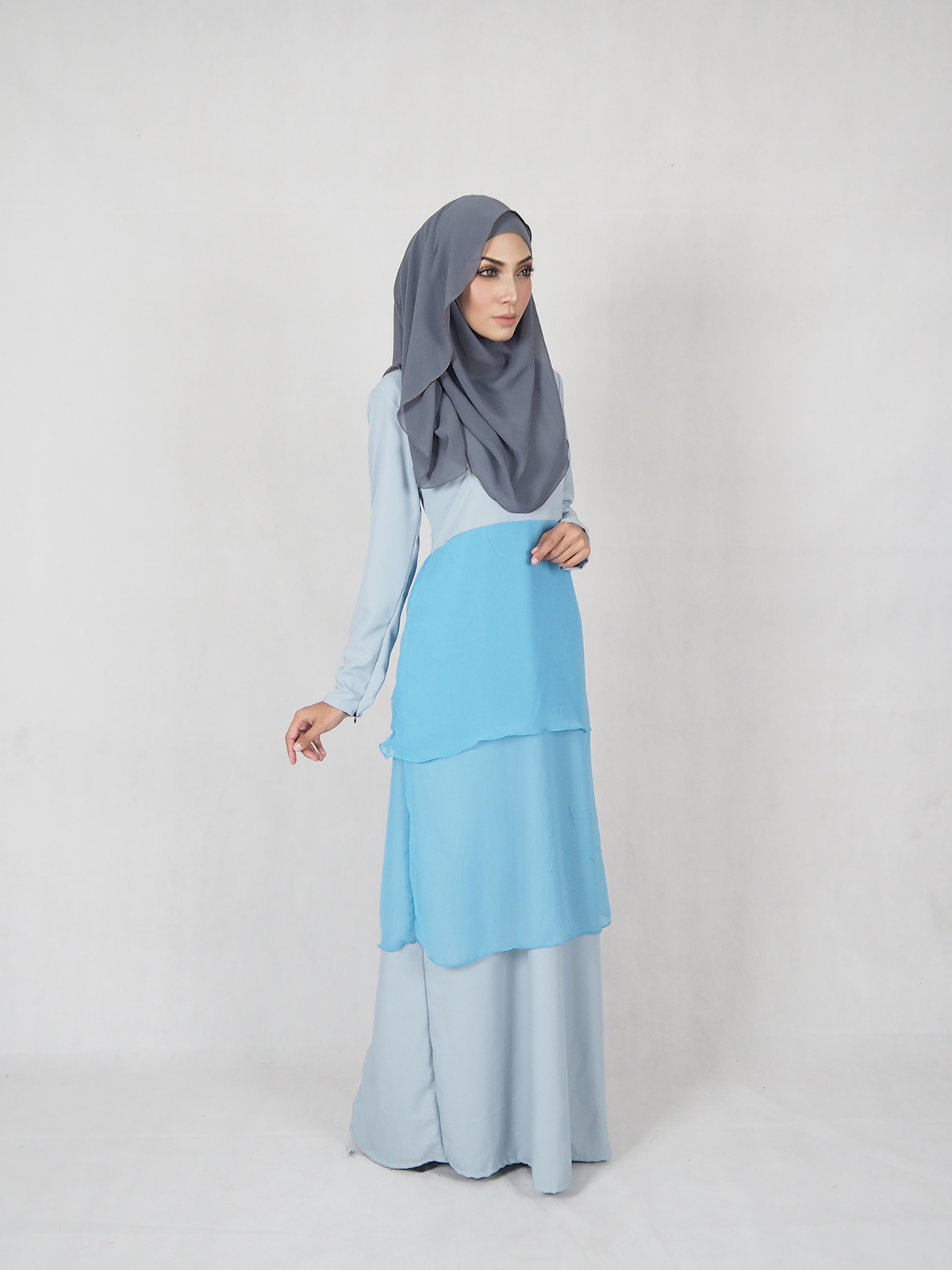 SW4906 Lovely Jubah Light Blue