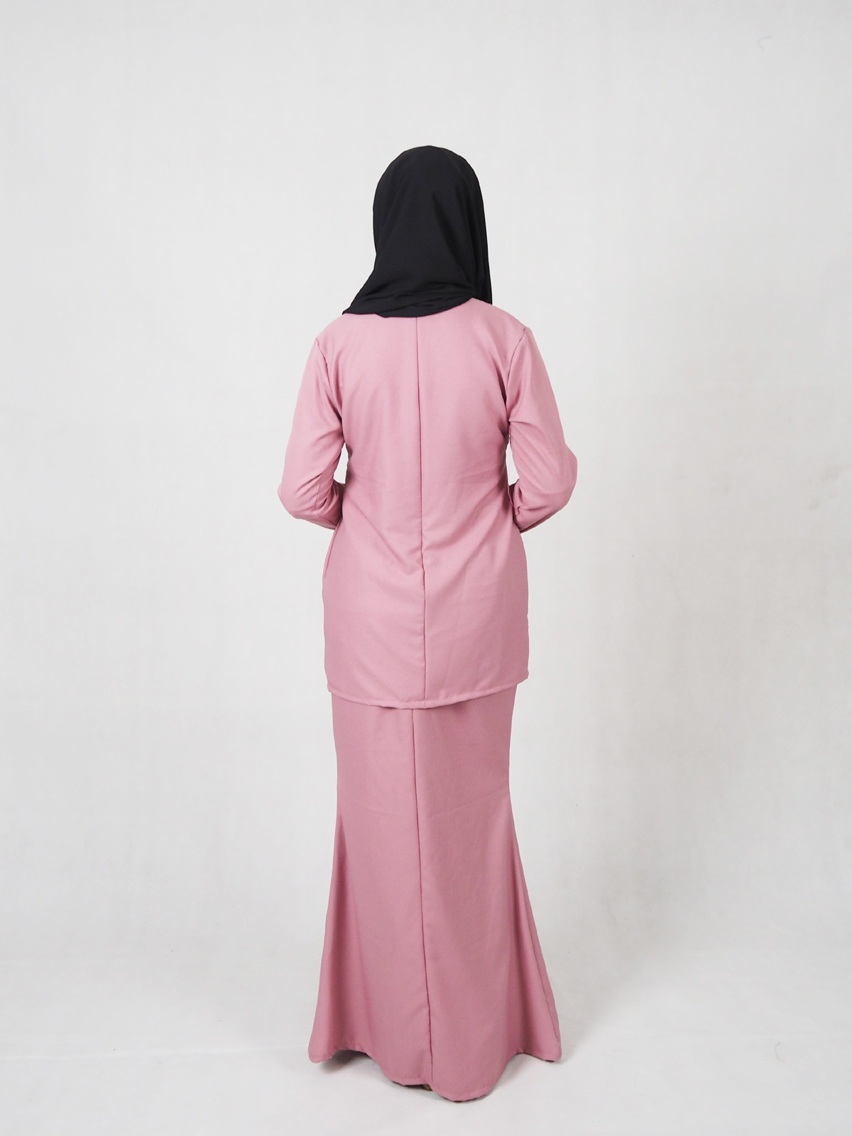 SW4908 Baju Kurung Dusty Pink