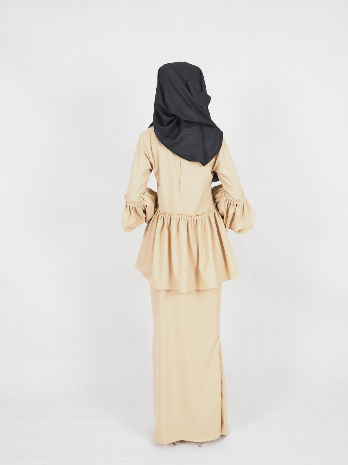 SW4909 Fashion Baju Kurung Dark Brown