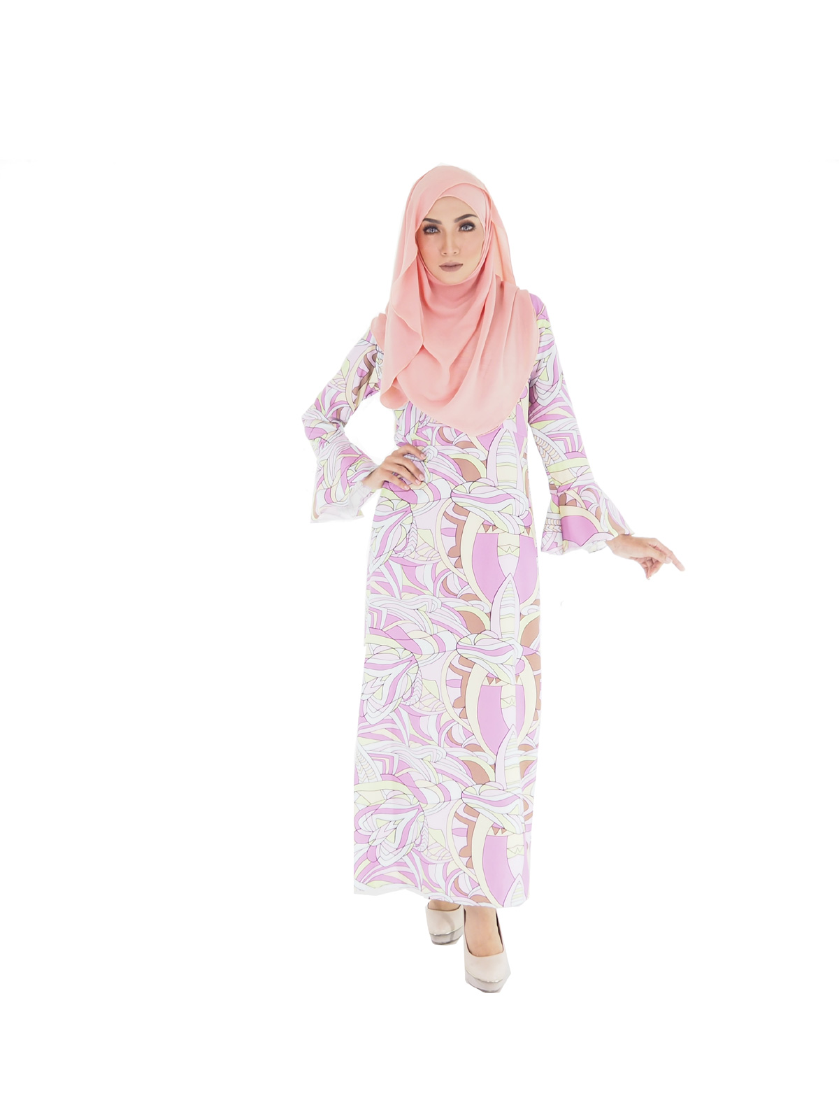 SW4912 Fashion Jubah As Pic