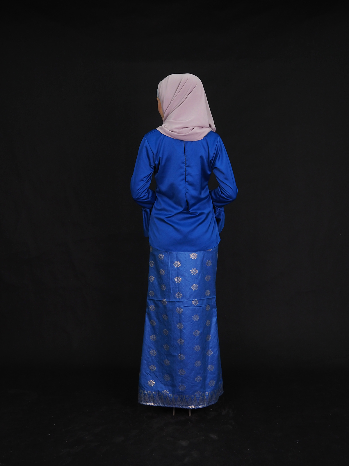 SW4915 Stylish Baju Kurung Blue