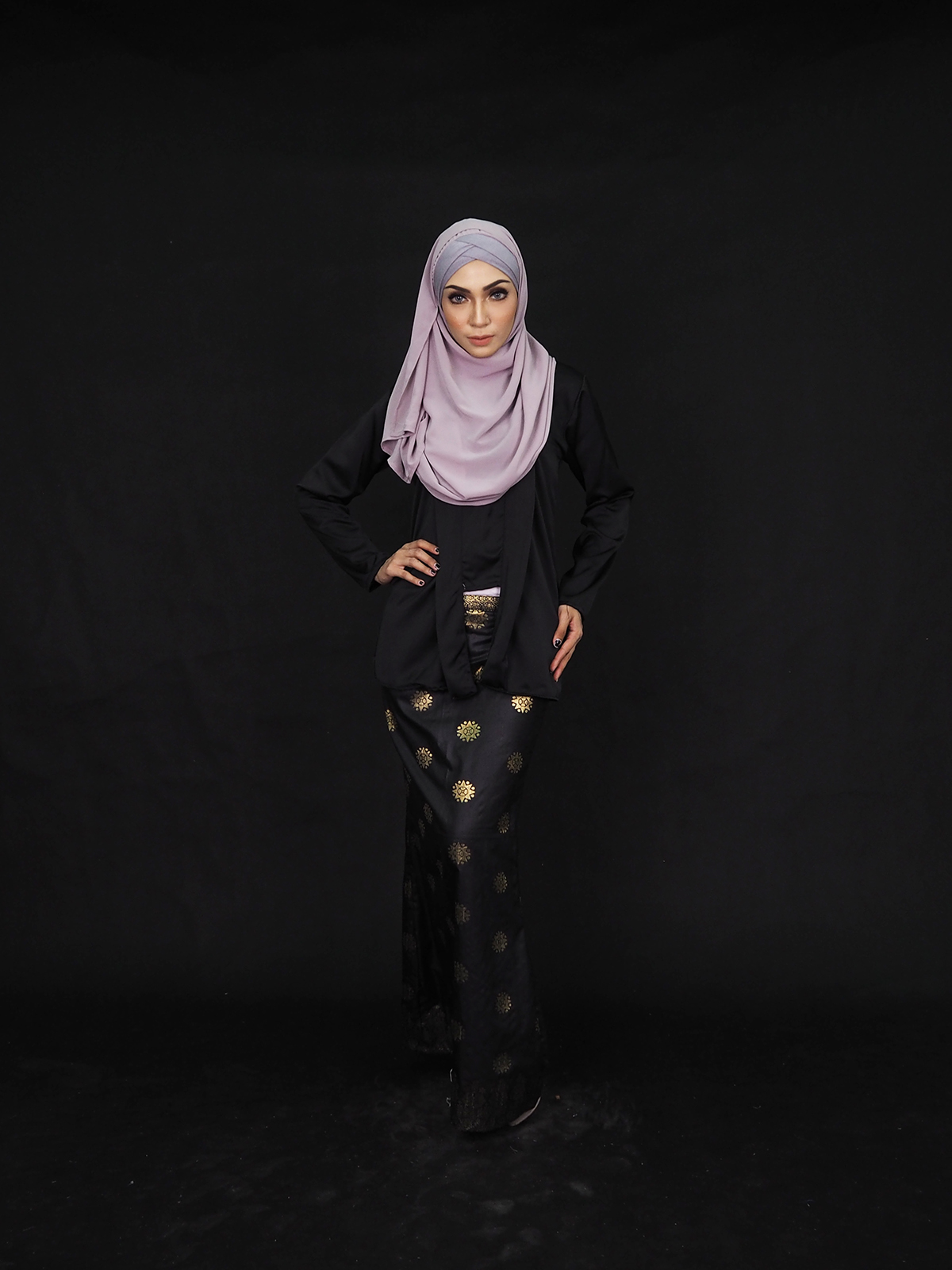SW4921 Charming Kebaya Black