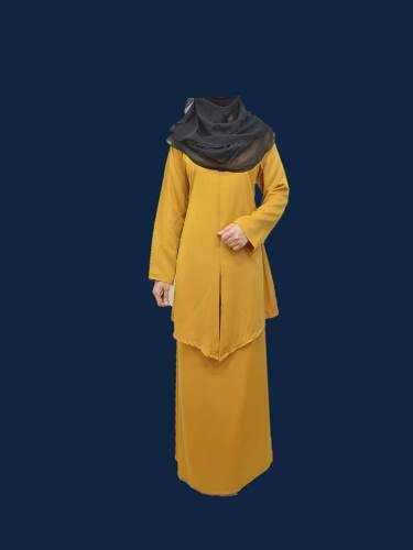 JA001 Fashion Baju Kurung Mustard
