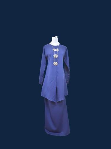 JA001 Fashion Baju Kurung Navy