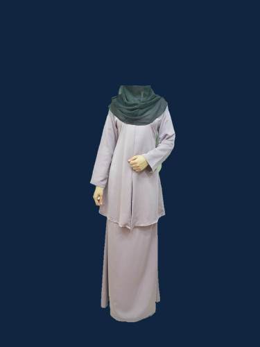JA001 Fashion Baju Kurung Dusty Pink