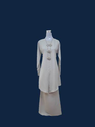 JA001 Fashion Baju Kurung Silver