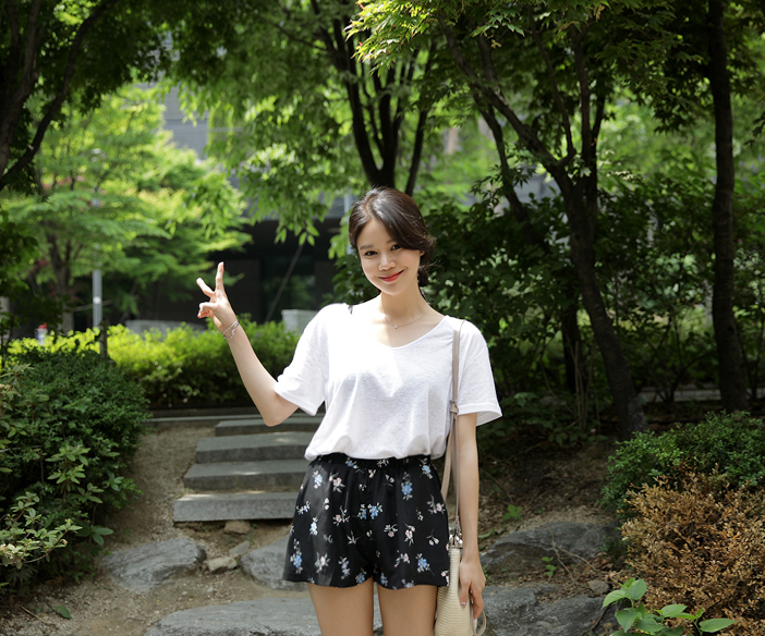 KB10056 Casual Top White